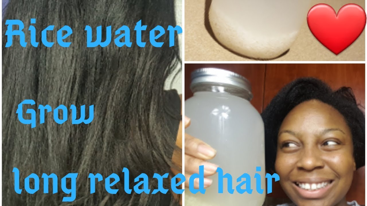 How i make Rice Water for Relaxed Hair