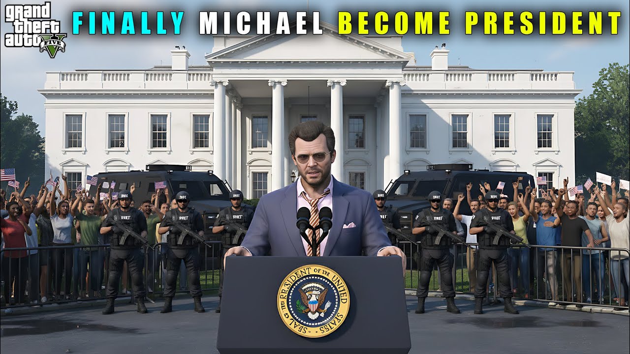 GTA 5 : FINALLY MICHAEL BECOME PRESIDENT OF LOS SANTOS || BB GAMING