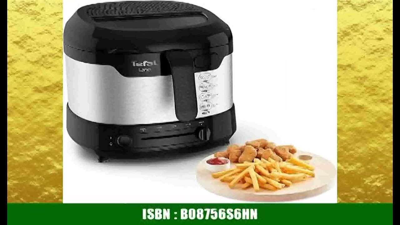 Tefal Uno M Fritteuse, 1470 Watt, KapazitÃ¤t: 1 kg, Einstellbares Thermostat, Sichtfenster,