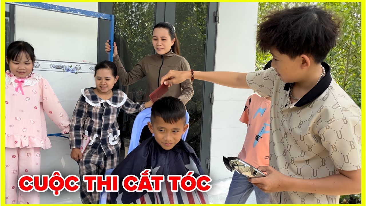 Đầu Bếp Tí Hon Đổi Nghề Làm Thợ Cắt Tóc Và Cái Kết Hài Hước - Mấy Đứa Nhỏ Khóc Thét