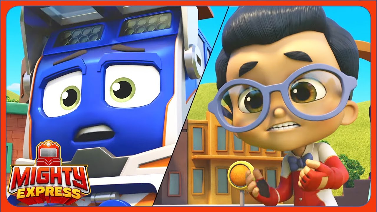 The Dominoes Problem (Compilation) | Mighty Express | Cartoons For Kids