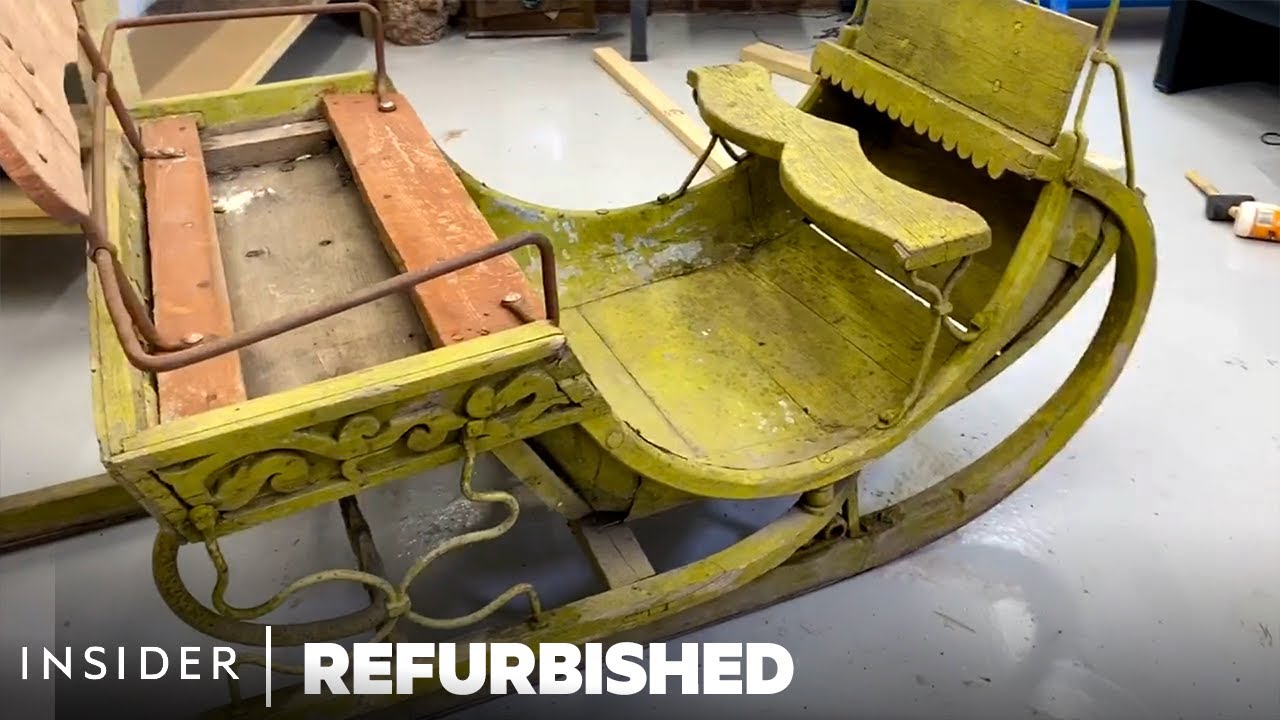 How A Rotting Christmas Sleigh Is Restored | Refurbished | Insider