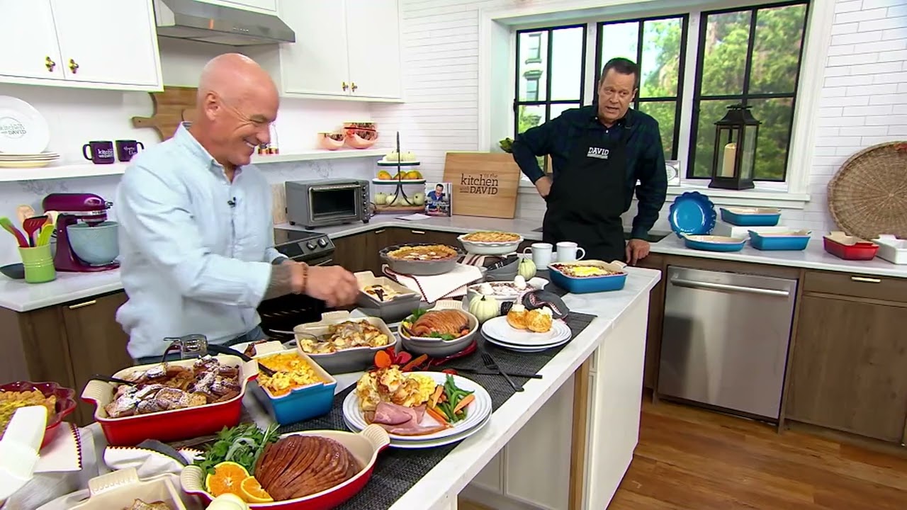 Le Creuset 4-Piece Heritage Stoneware Bake Set on QVC