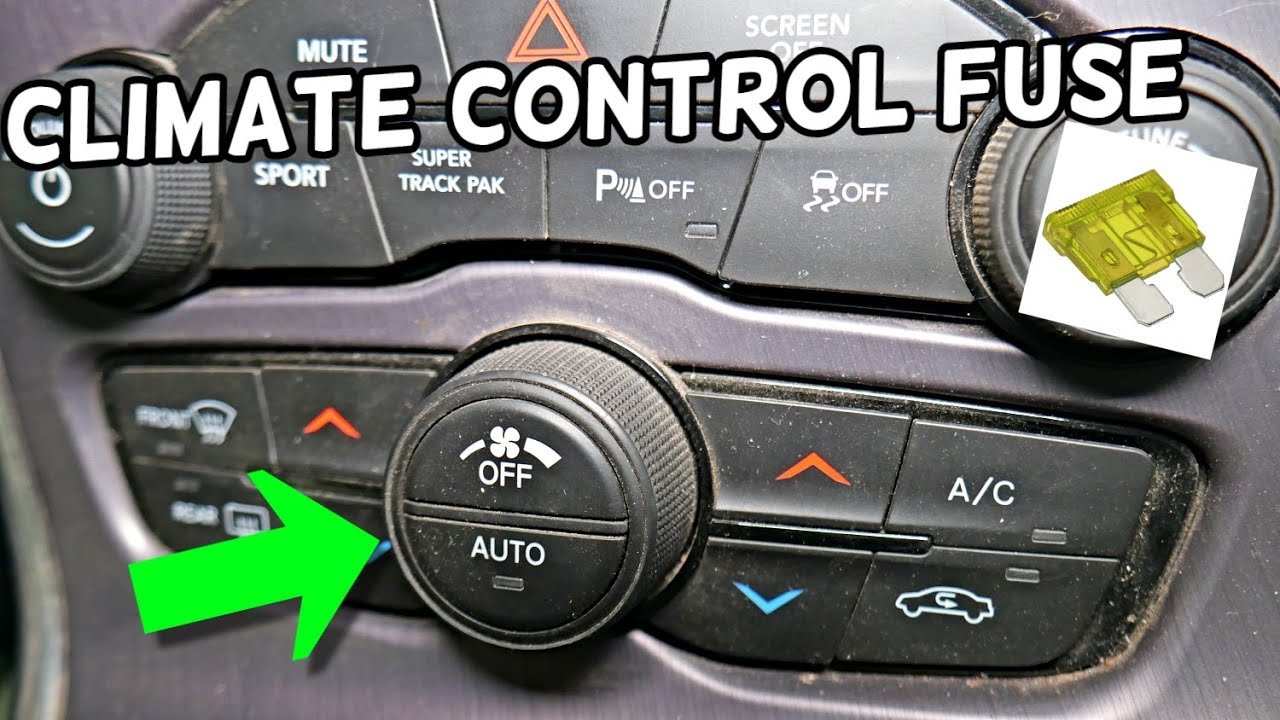 DODGE CHARGER CLIMATE CONTROL FUSE LOCATION REPLACEMENT