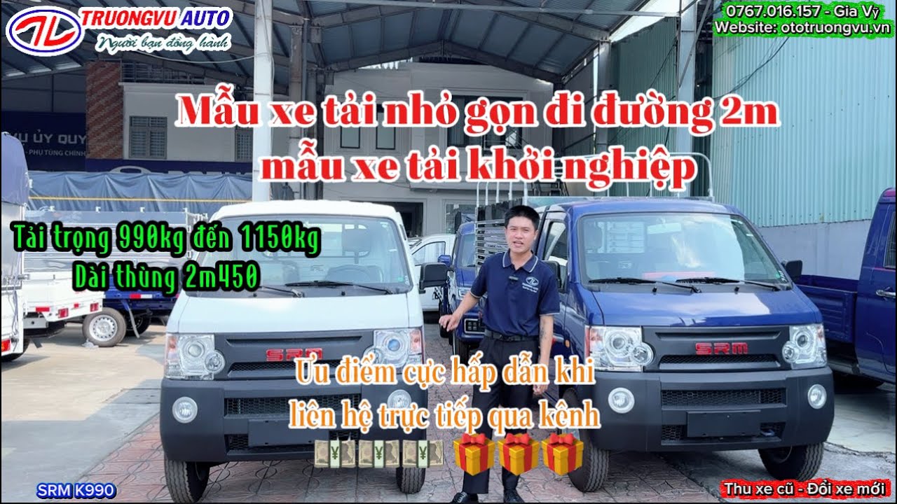 Xe tải khởi nghiệp phân khúc 1 tấn nhỏ gọn và tiết kiệm chi phí đầu tư mau thu hồi vốn
