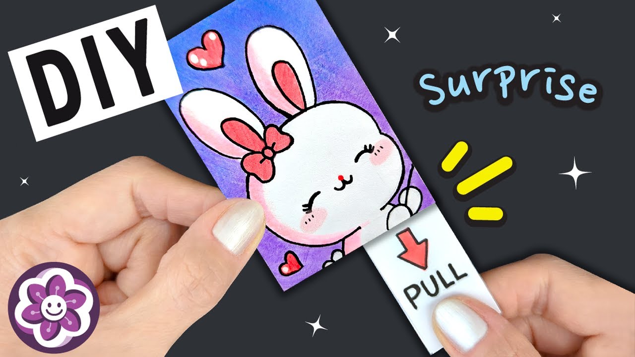 DIY - SURPRISE MESSAGE CARD | Handmade card at home | DIY paper gift ideas [HappyTime21]
