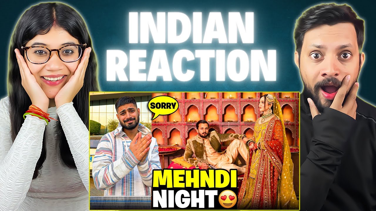 Indian Couple React on Rajab Unbelievable Mehndi & Qawali Night💕 Barat ka Dress Cancel ho gya