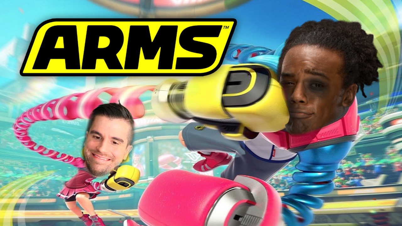 AUSTIN CREED CATCHES THESE HANDS!! // Nintendo Switch - ARMS EXCLUSIVE LOOK!!