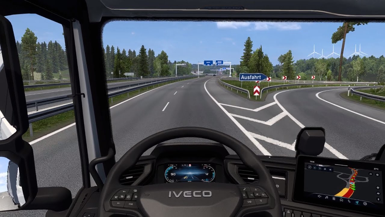 Euro Truck Simulator - Map 3 Gameplay Iveco