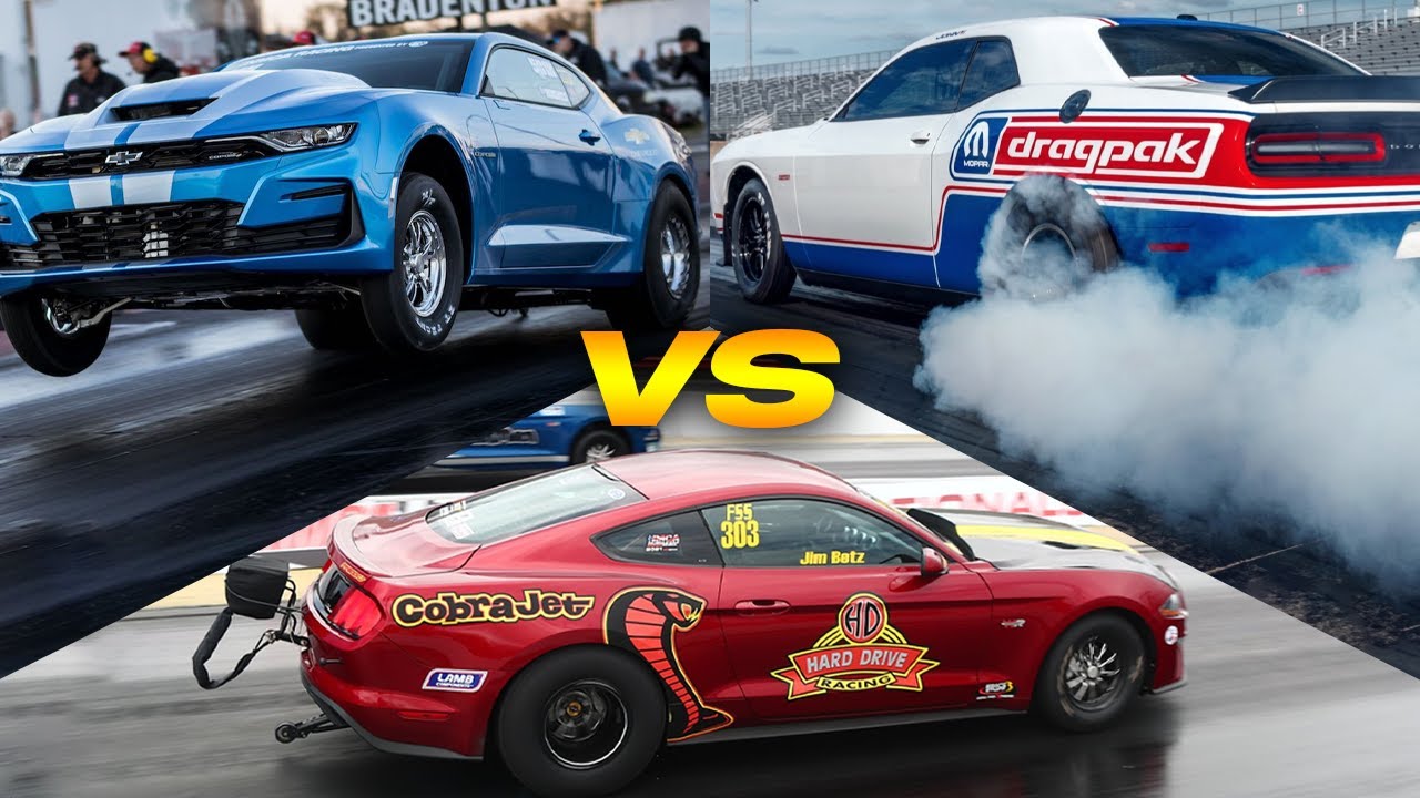 Battle of the BIG THREE! Cobra Jet vs Drag Pak vs Copo Camaro Drag Racing | Demonology
