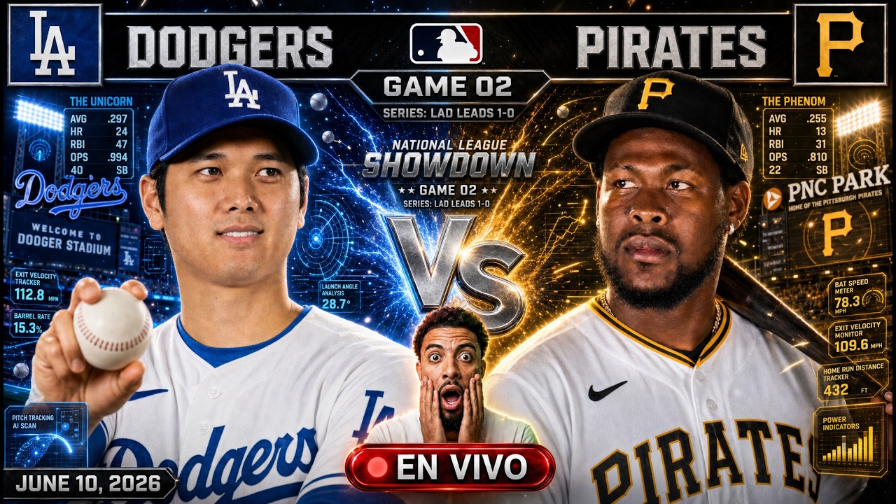 DODGERS 🆚 PIRATES 🟥 EN VIVO 🟥 | NARRACI&Oacute;N HOY 10/06/26