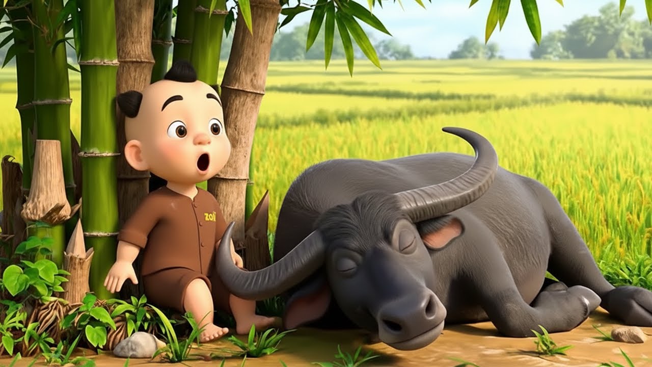 🎵Con tr&acirc;u l&agrave; đầu cơ nghiệp | B&agrave;i h&aacute;t Con Tr&acirc;u Lyrics | Nhạc Thiếu Nhi Vui Nhộn | Hoạt H&igrave;nh Thiếu Nhi