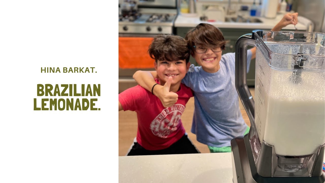 Brazilian Lemonade | Summer Drinks | Ft. Levi - Lucas | Hina Barkat.