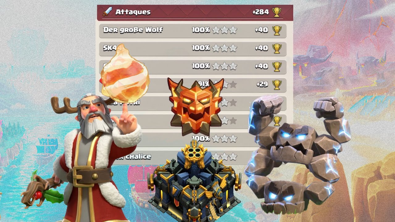 Th17 Golem Meteor 🌟 legend League