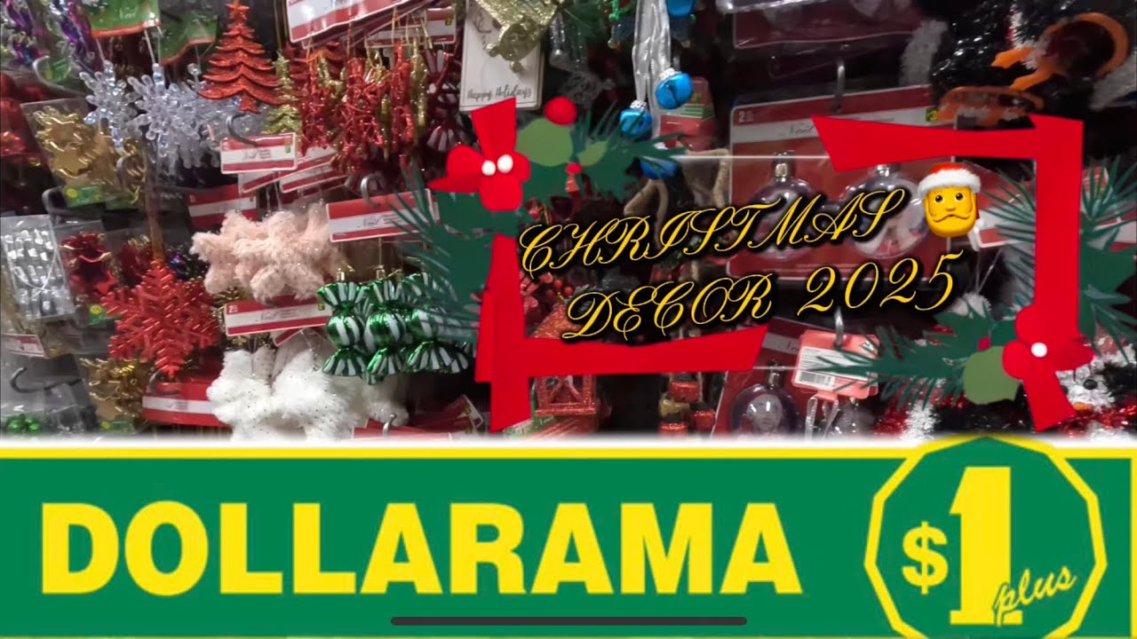 🇨🇦DOLLARAMA CHRISTMAS DECOR 2025 STORE WALKTHROUGH 
