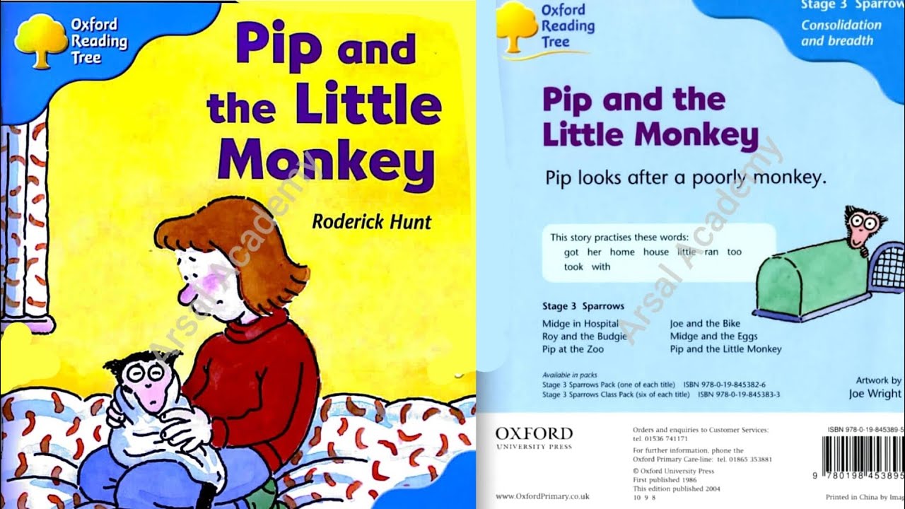 Pip and the Little Monkey 🐒 | Oxford Reading Tree Stage 3 | Read Aloud Stories for kids