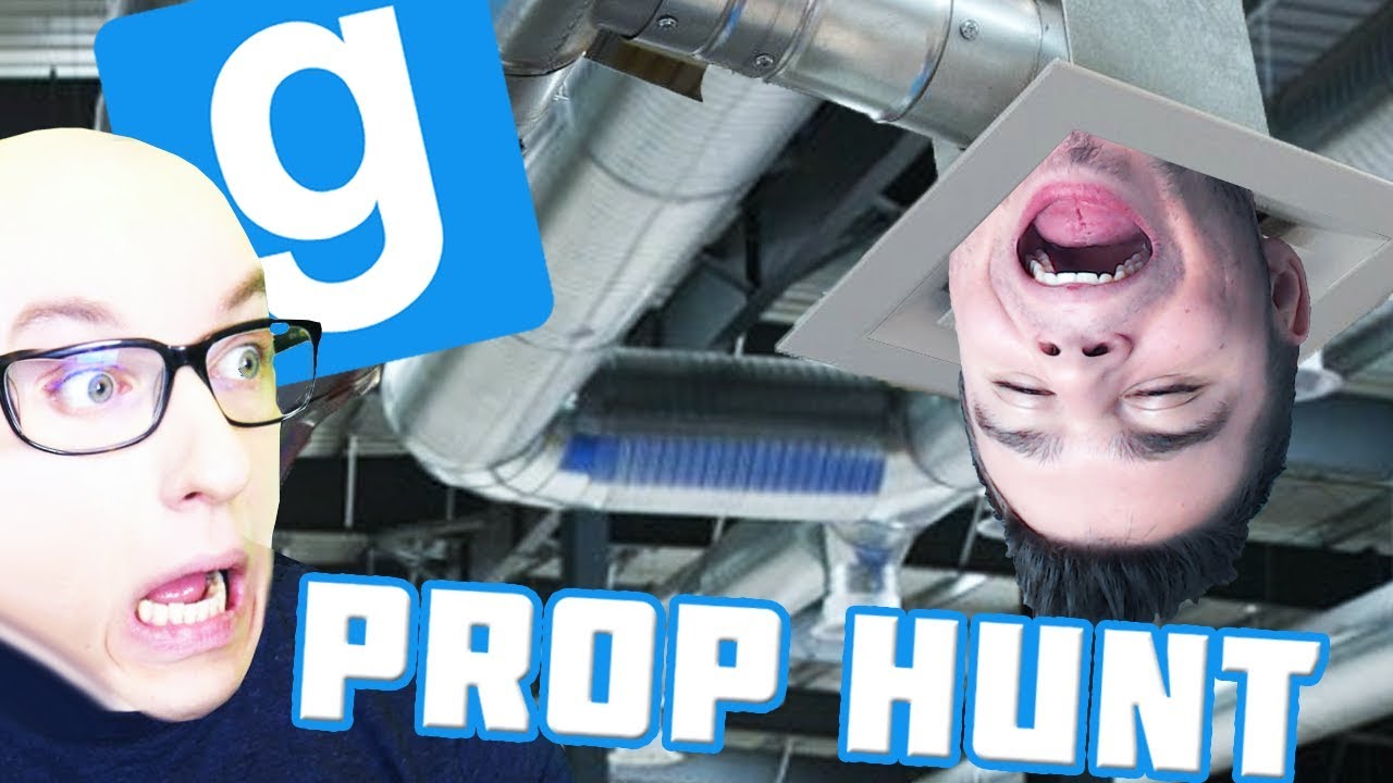 GIMPER BYŁ ZASKOCZONY, GDY BLADEUSZ WYSKOCZYŁ Z WENTYLACJI | Garry's mod #746 - Prop Hunt [#132]