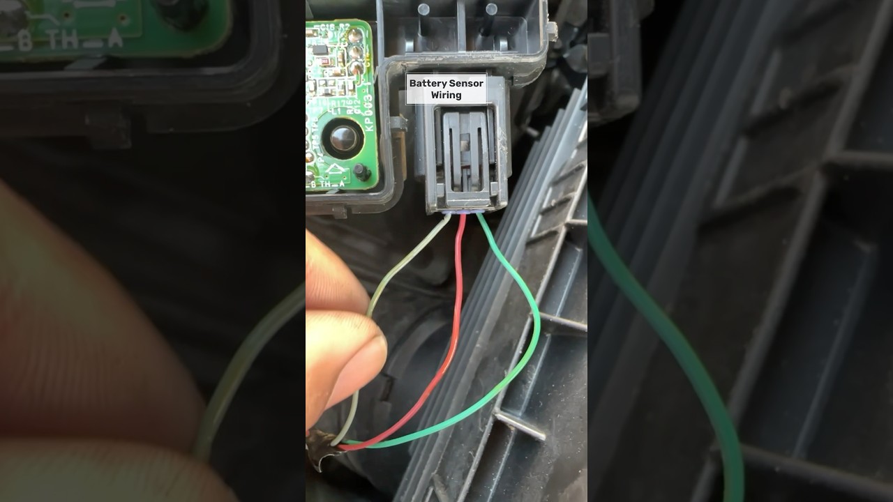 Honda Accord Battery Sensor Wiring Daigram #shortsvideo