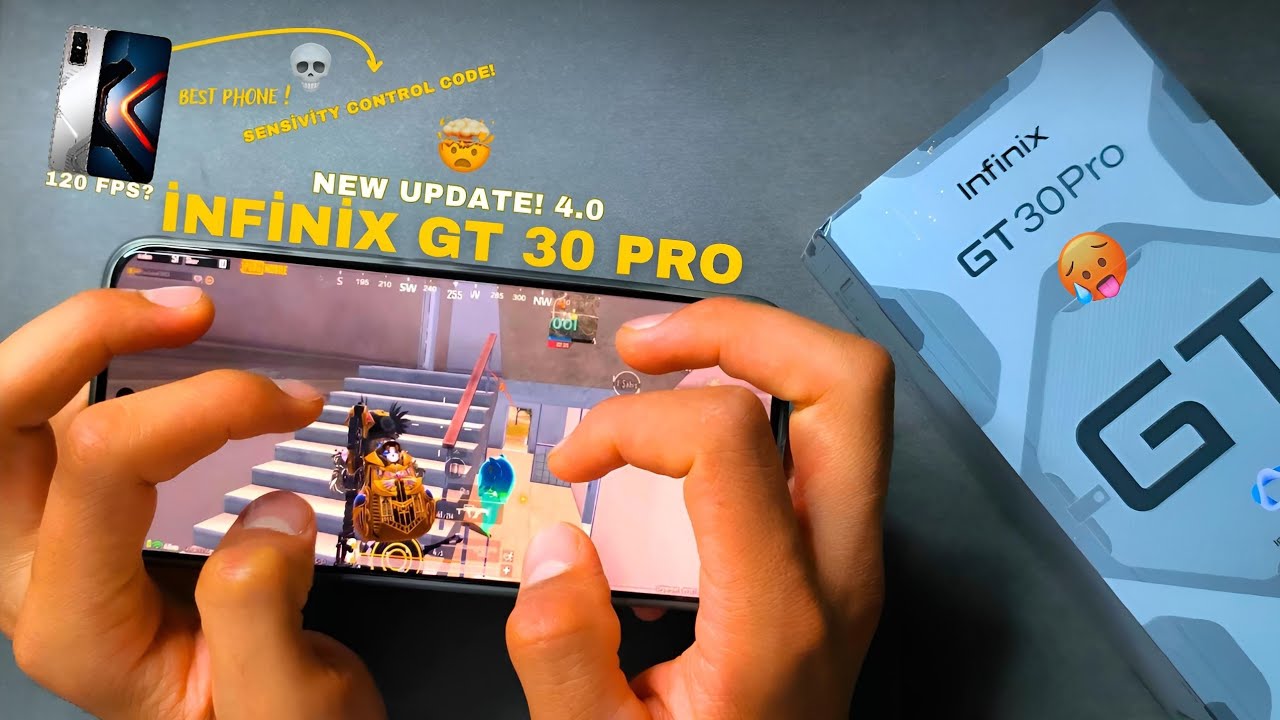İNFİNİX GT 30 PRO NEW UPDATE 4.0 | PUBG TEST🤯 SUPER SMOOTH 120 FPS! SENSİVİTY AND CONTROL CODE😱🔥