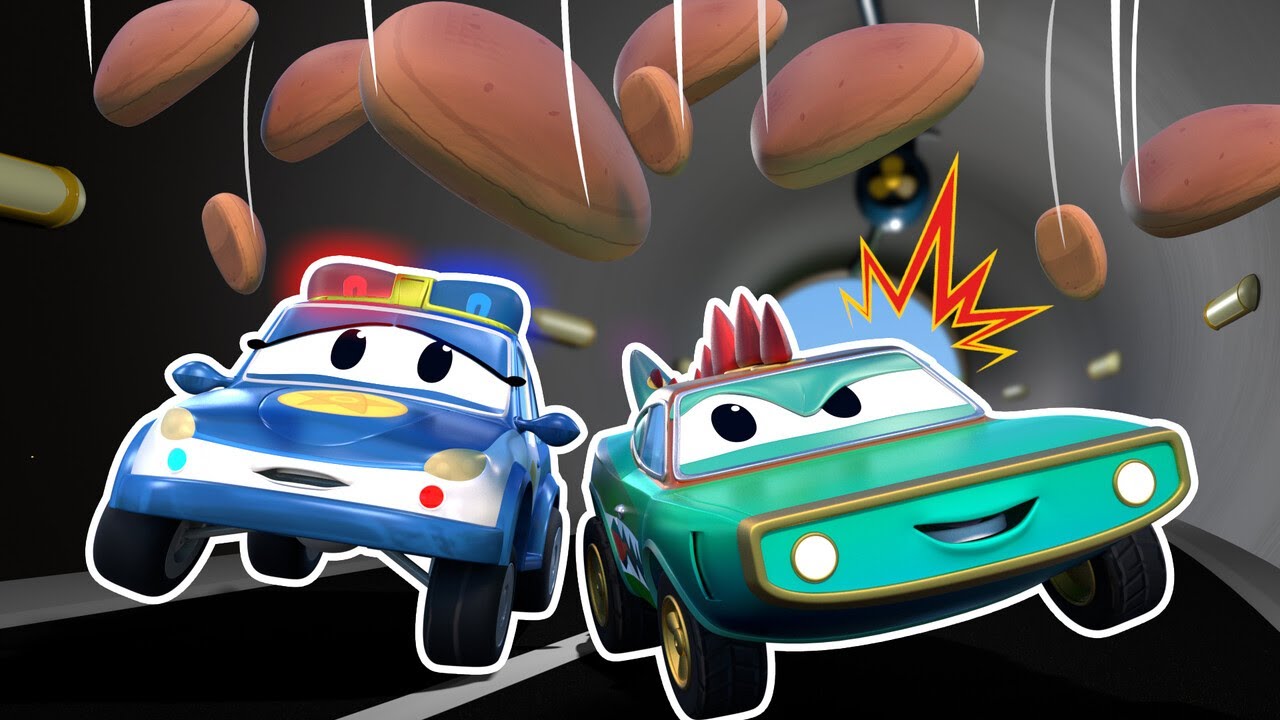 SUPER BULLDOZER rescues POLICE CAR! | Emergency rescue