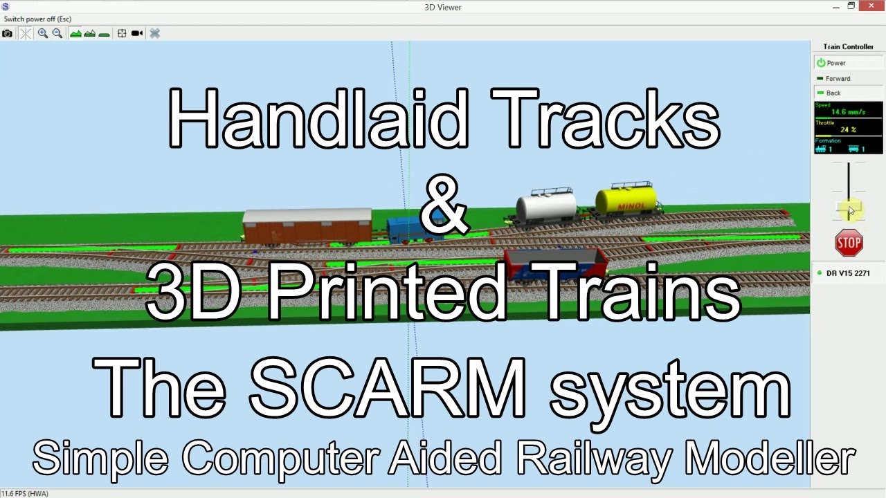 Intro To Using The SCARM Simulator To Build John Allen's Timesaver Shunting Layout Model Train