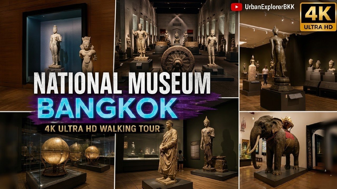 BANGKOK NATIONAL MUSEUM  | Best Museum in Thailand | Walking Tour