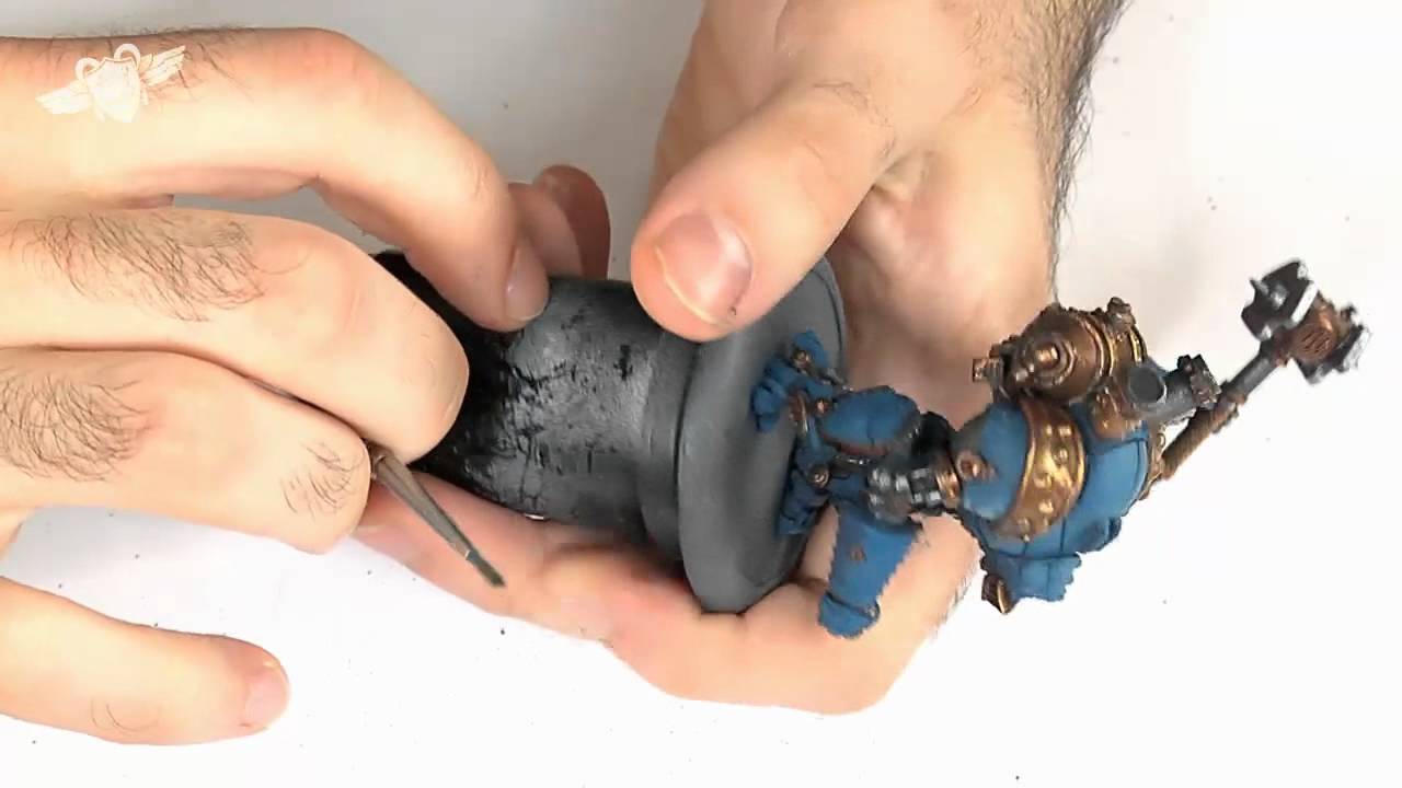 3 Colours Up: Painting a Cygnar Ironclad Warjack... Part 4