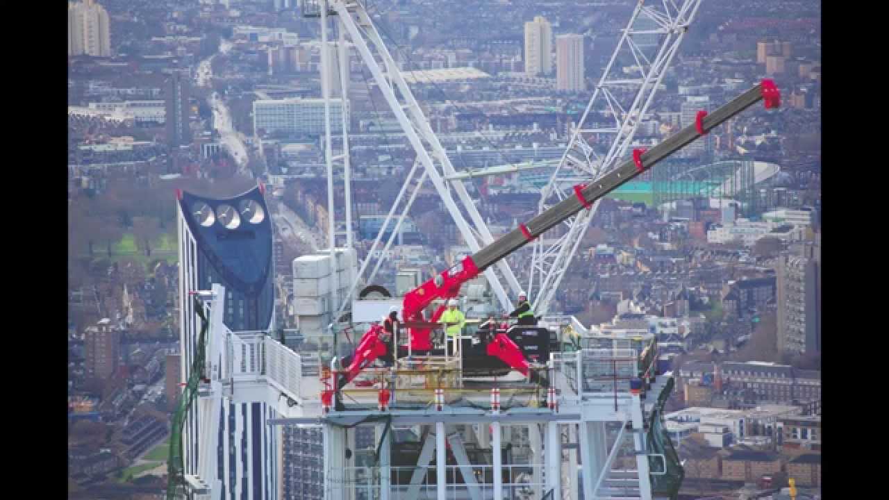 How do you Glaze the Tallest Building in Europe?