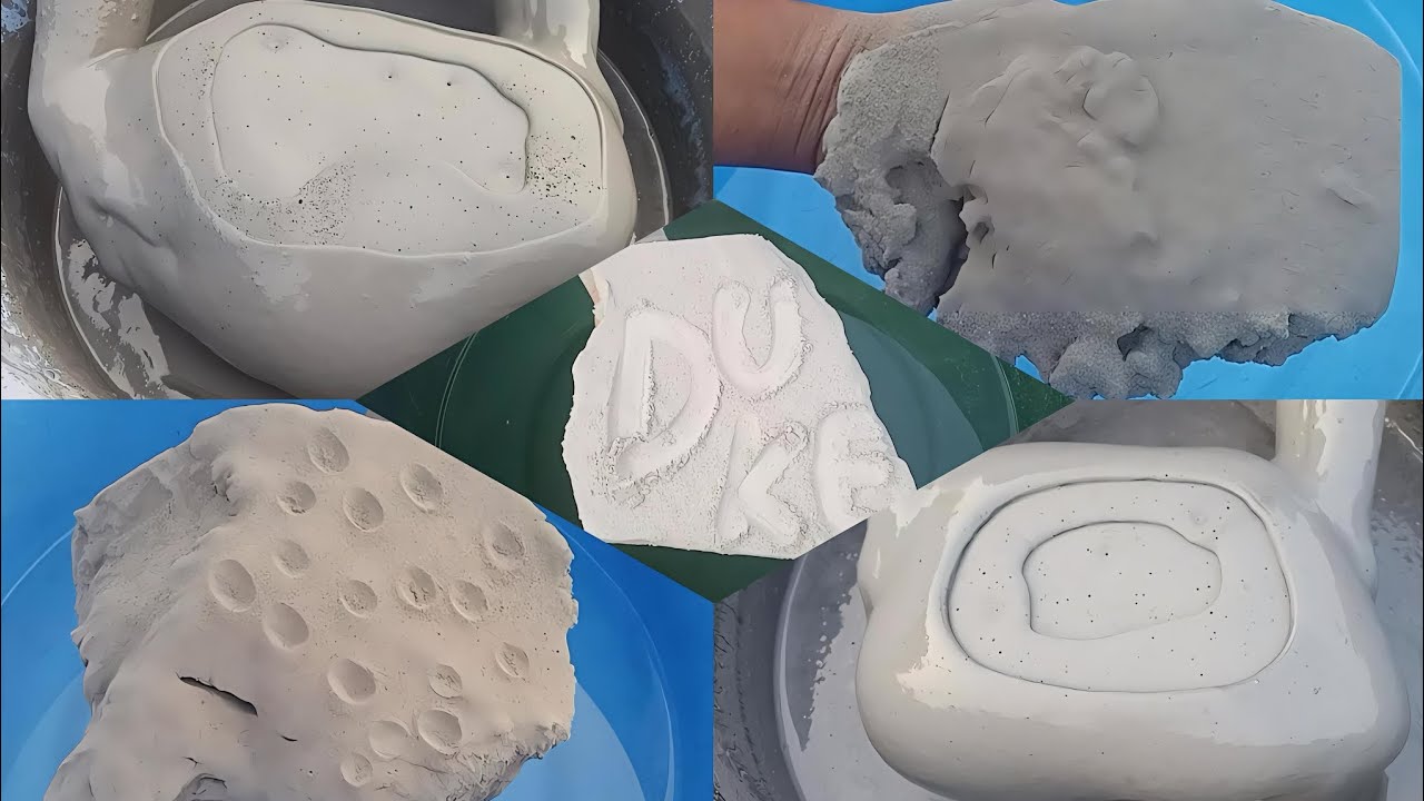 ASMR Pure Cement dippingCrumble Crumble Complition 🤤😍 Very satisfying 😍 Combo