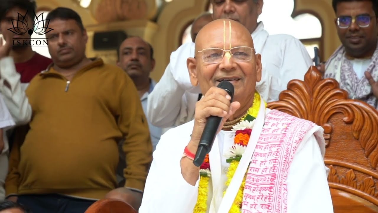 Initiation Ceremony By Shriman Kratu Das Ji Adhikari_19th Nov.2023_ISKCON Vrindavan