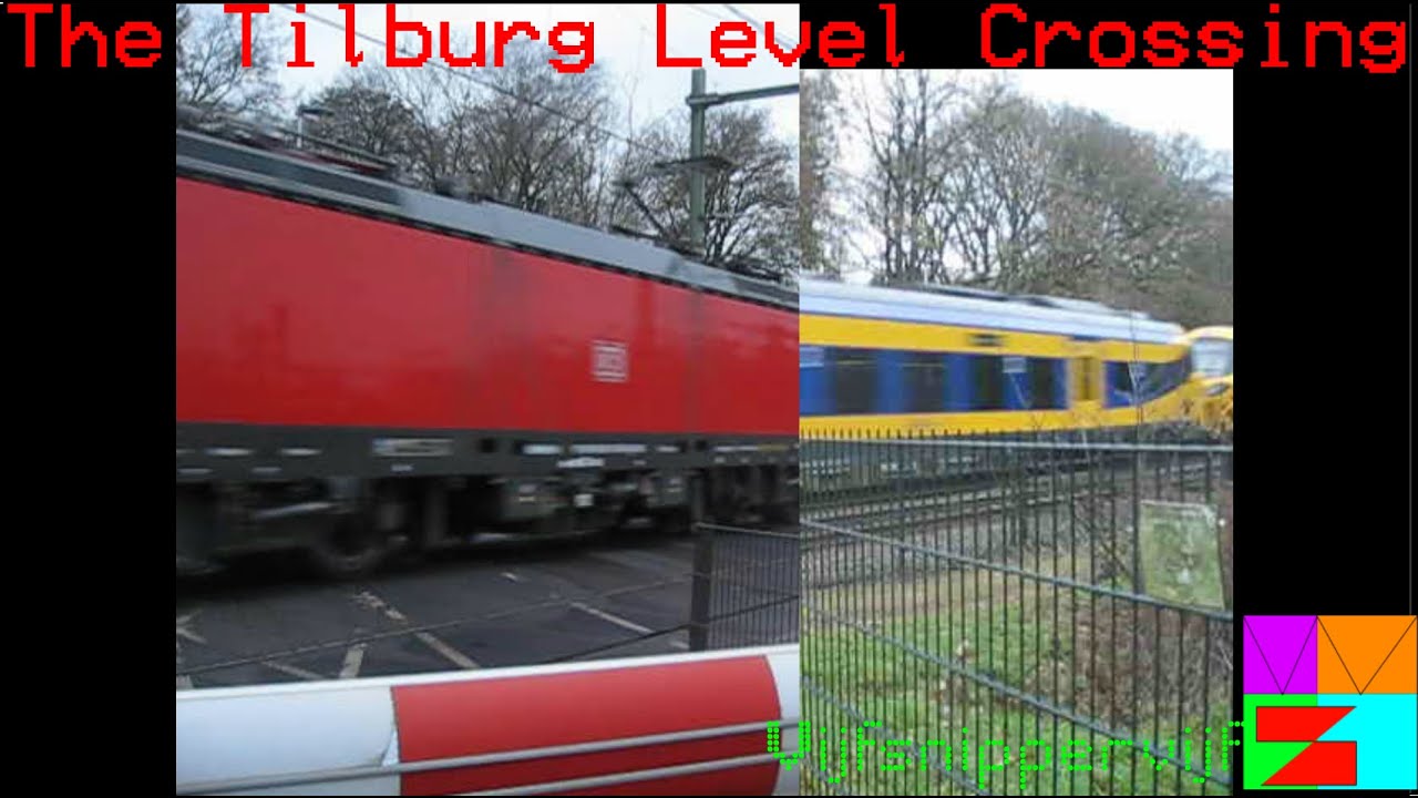 #Trains at #Tilburg University Level Crossing #december 2025