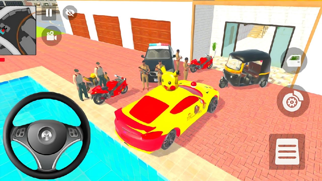 🎮 Franklin order by 1️⃣  supercar & 2️⃣ Hayabusa bike 💥 in Indian 🇮🇳 bike thift auto simulator 🎮