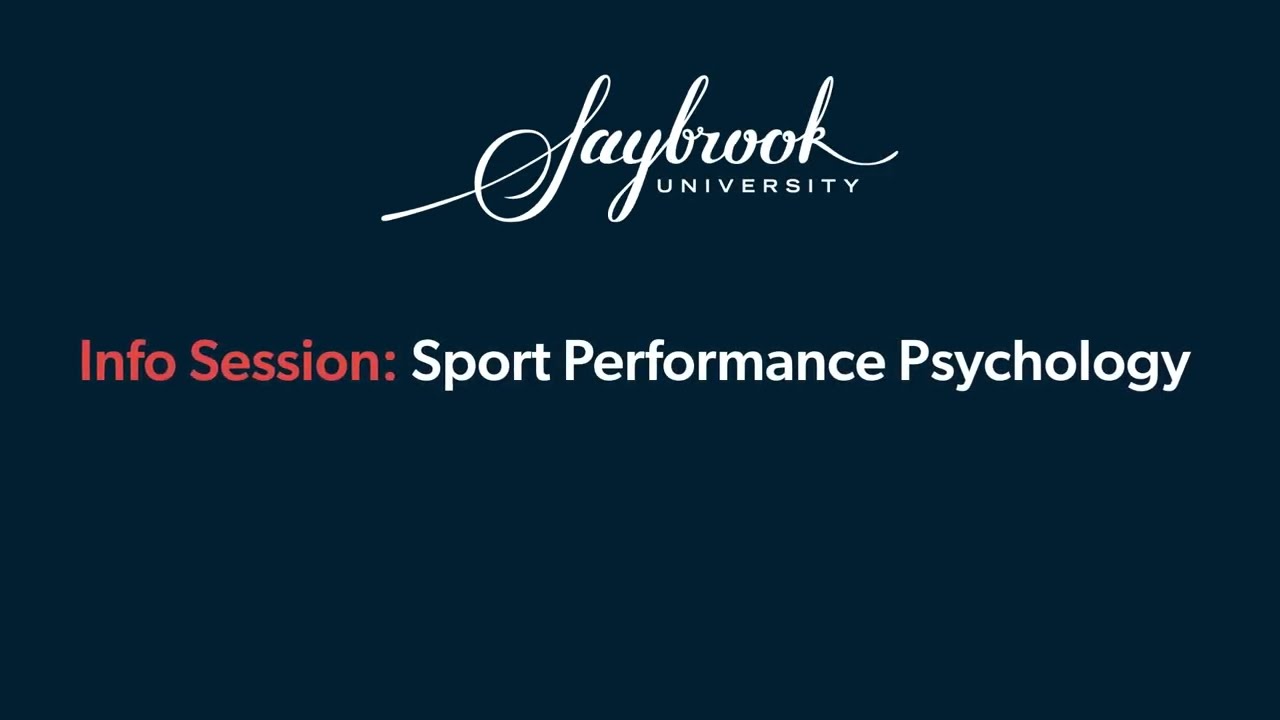 Online Master's Degree in Sport Performance Psychology