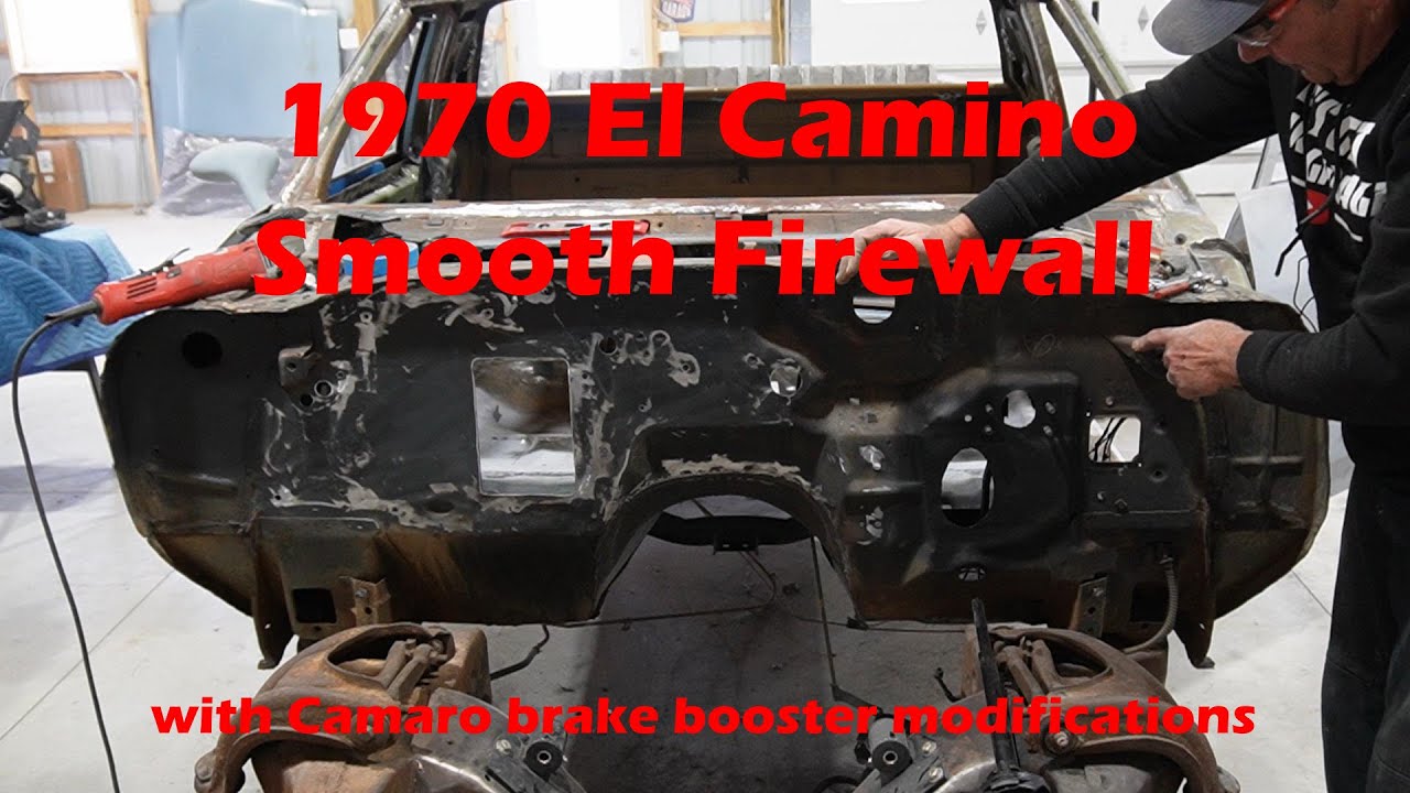 Fabricating a smooth firewall and mounting the Camaro Brake booster to the Elco