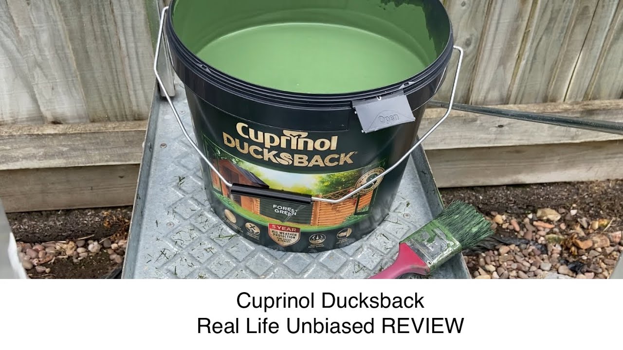 cuprinol ducksback fence preserver  unbiased review test  Forest Green protection