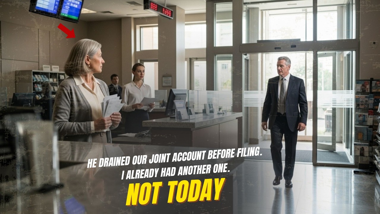 At the Bank, I Discovered He’d Emptied Our Joint Account…