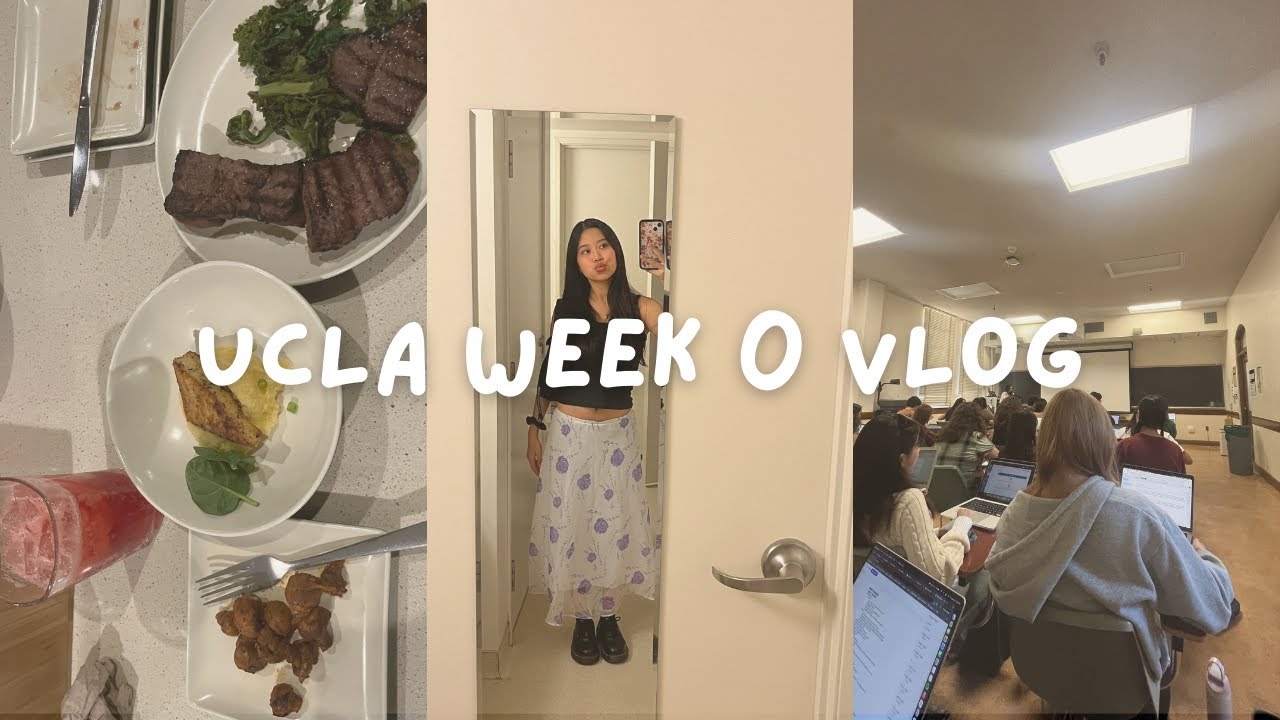 week 0 @ ucla vlog | bruin bash, fdoc, dorm tours
