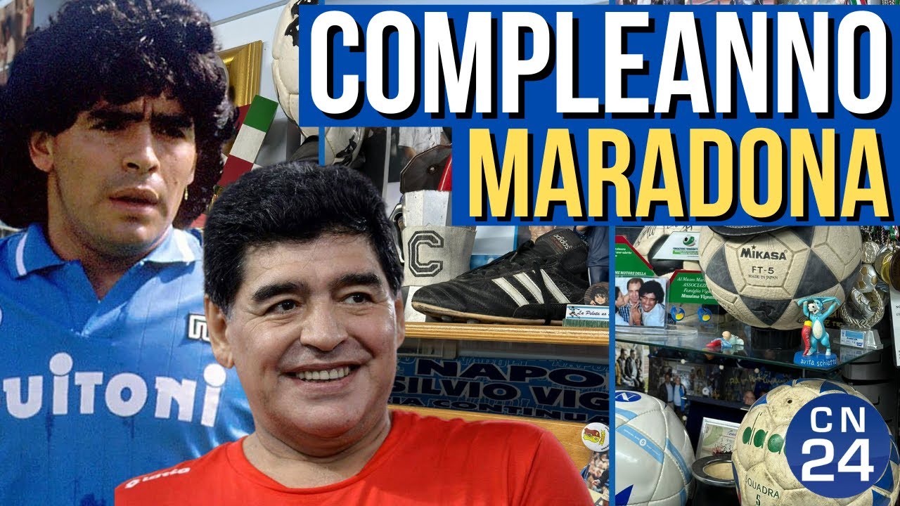 Diego Armando Maradona a Napoli, tour del MUSEO 🔟 OMAGGIO Compleanno Maradona 💙 #CalcioNapoli24