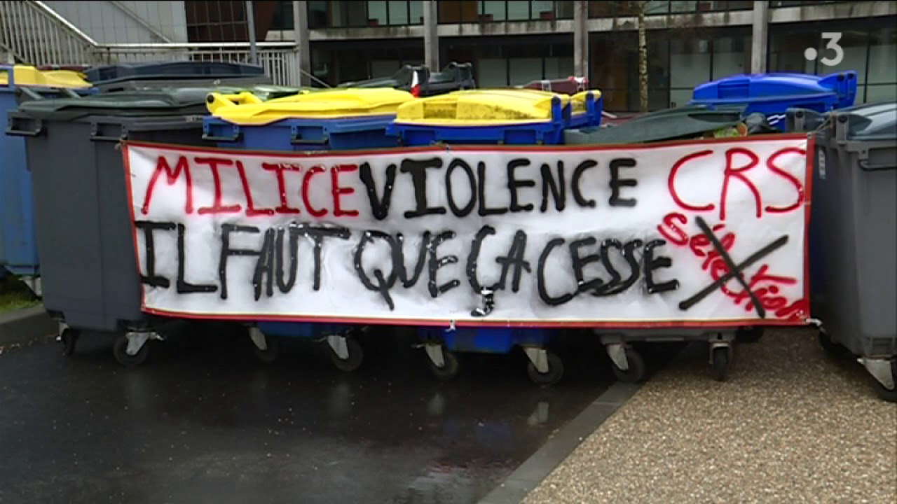 Blocage de l'Université de Rouen