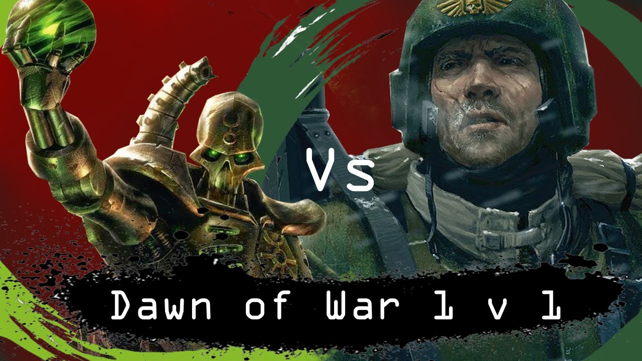 Dawn of War Soulstorm 1v 1 Imperial Guard (monsterkiller222) vs Necrons (BADlFrintt)