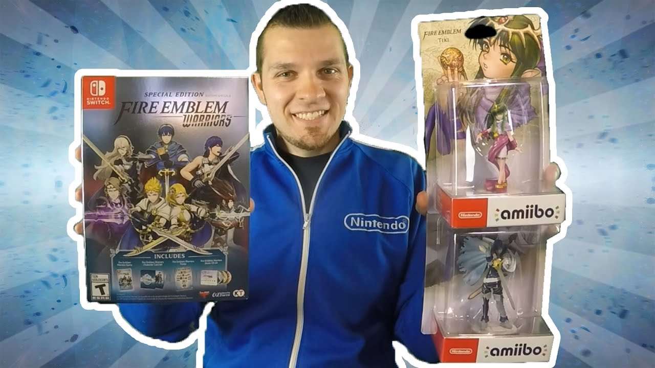 Fire Emblem Warriors Special Edition and Chrom & Tiki amiibo Unboxing!  [🔴LIVE]