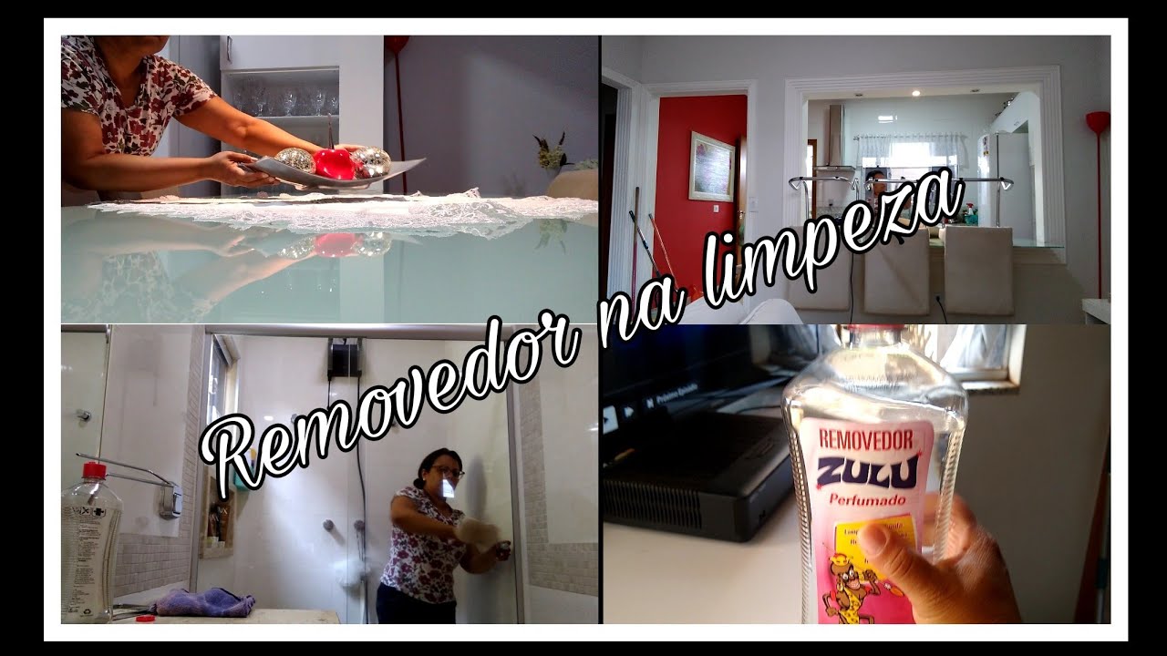 Faxina na casa com o Removedor