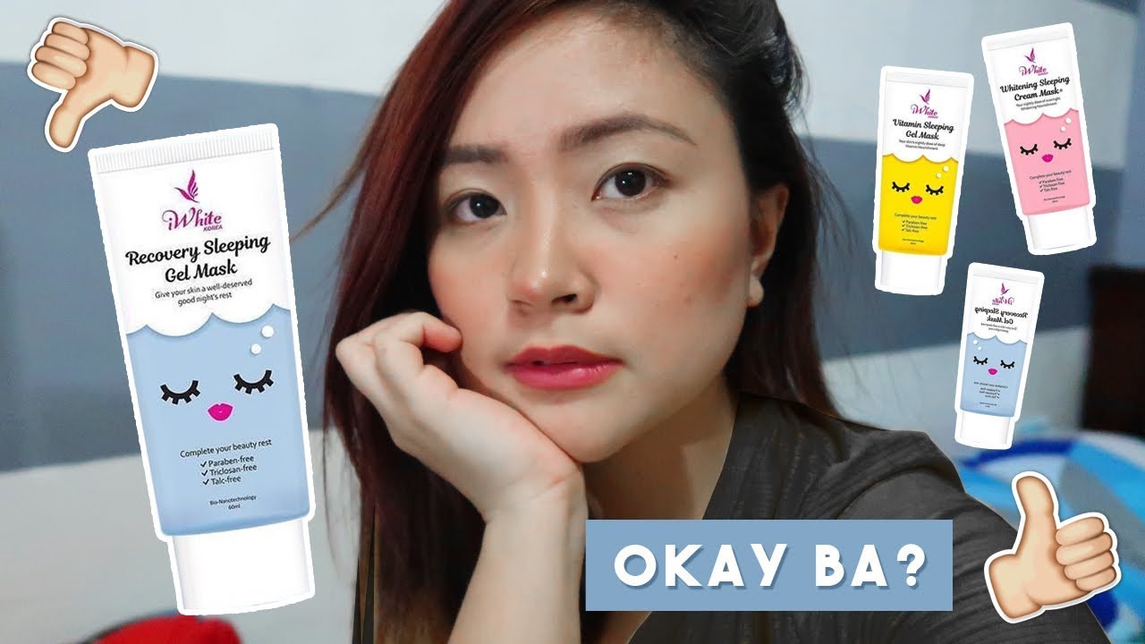 25 PESOS SKINCARE? OKAY BA TLAGA? iWhite Korea Sleeping Gel Mask!