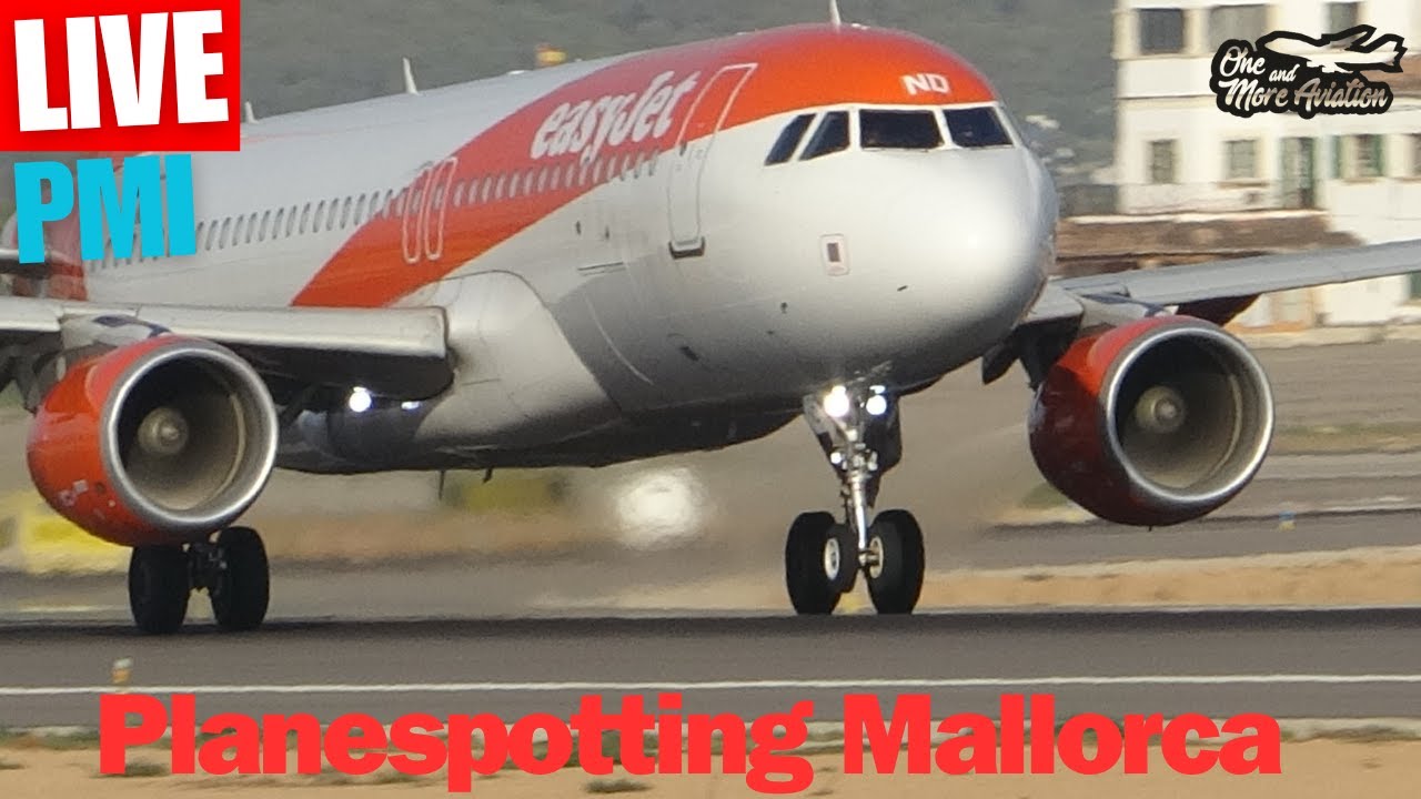 🔴Live Planespotting Palma de Mallorca im November Runway 24R🛫