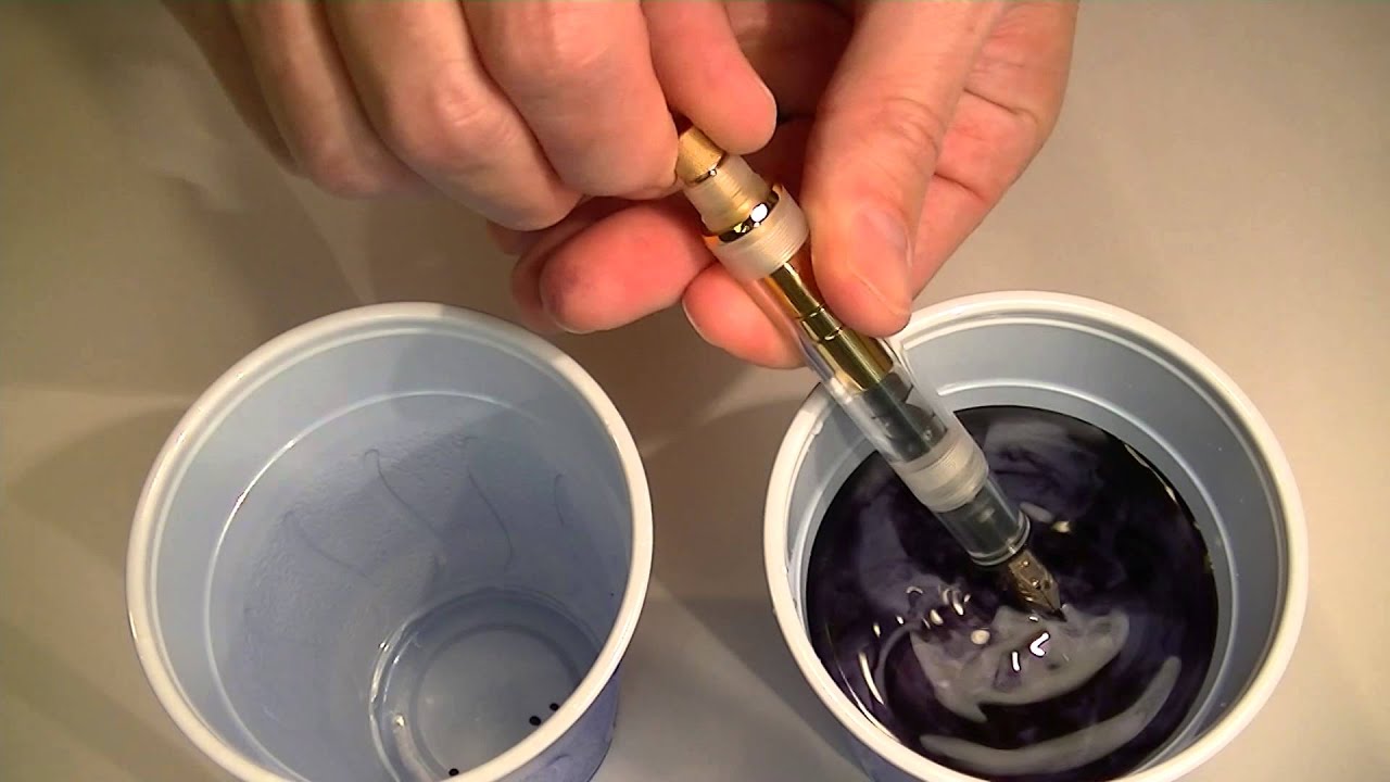How to Clean a Piston Style Fountain Pen