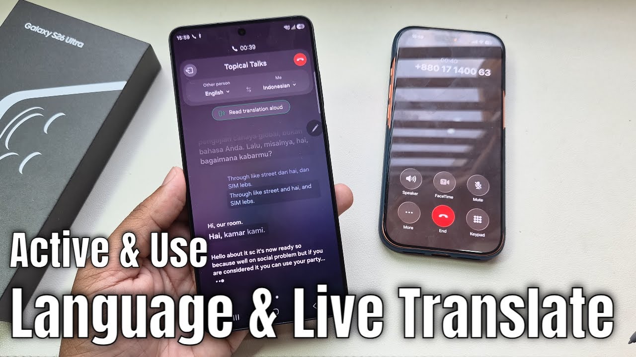 Samsung Galaxy S26 Ultra/S26+: How to use language translator/Interpreter Samsung