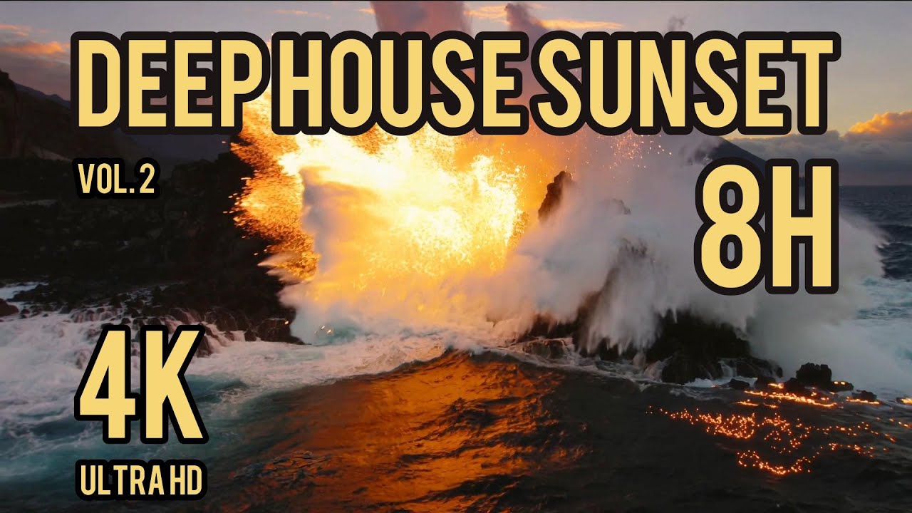Deep House Sunset Vol. 2 – Hypnotic Vocal Grooves | 8 Hours 4K Ambient