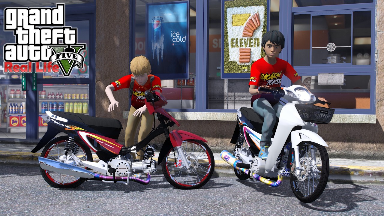 GTA V MOD (Real Life) โนบิตะต่อยกับไจแอนท์ !! เล่นแบบชีวิตจริง EP.105 #268