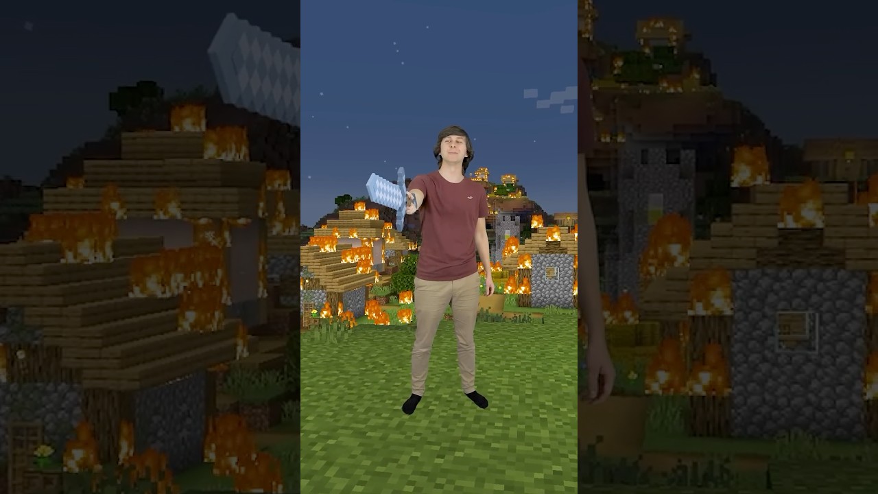 Девочки против мальчиков в Minecraft