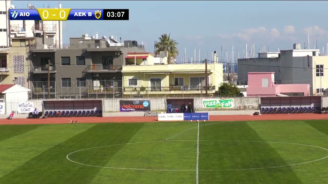 Αιολικός-ΑΕΚ Β' 0-2 (25η αγ. Βόρειος Όμιλος 2023-24)